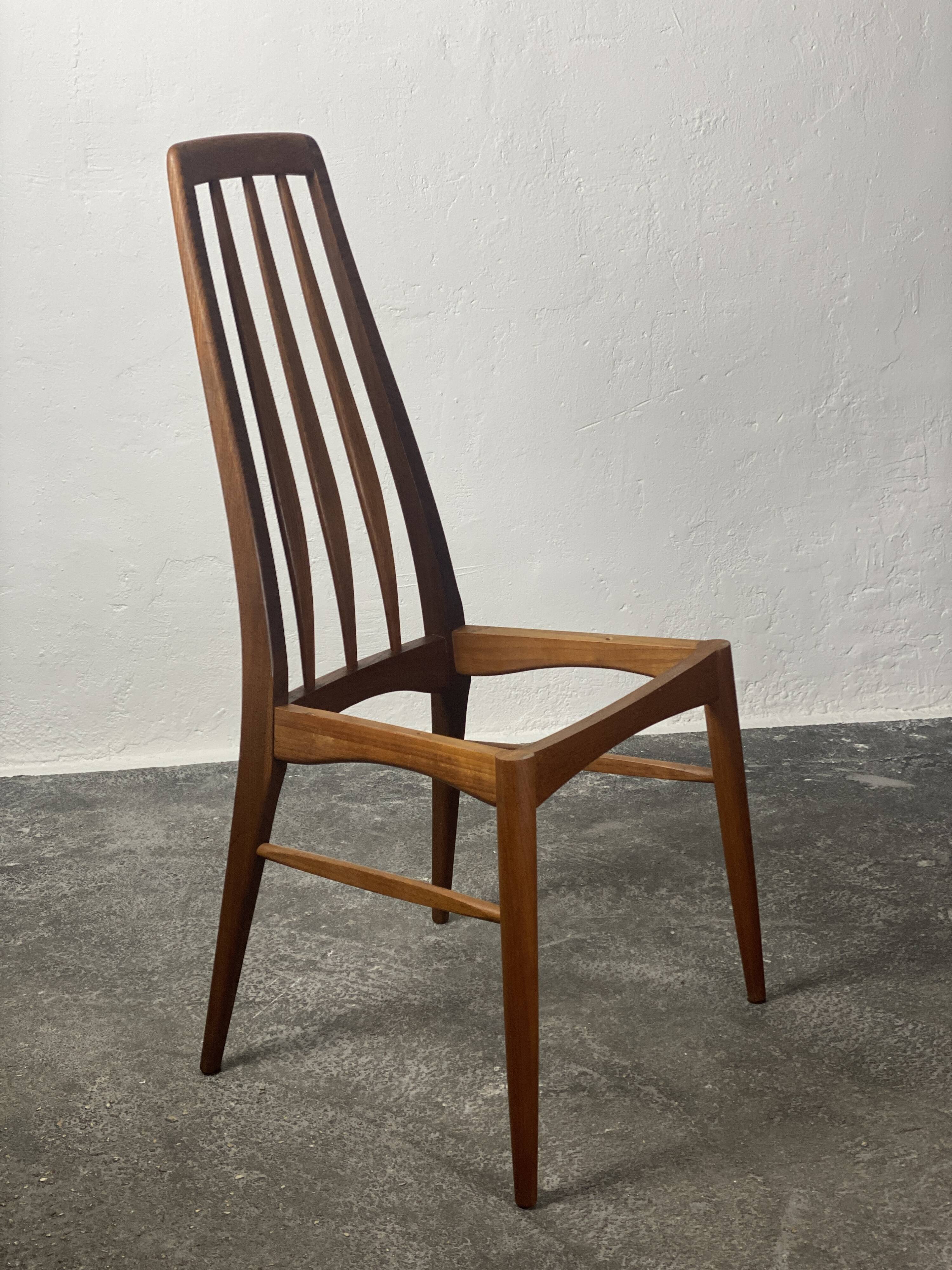 Scandinavian Eva chair by Niels Koefoed, fabric, 1964