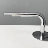 Large table lamp “Gulp,” chrome-plated, by Ingo Maurer for Design M, Germany, 1960s