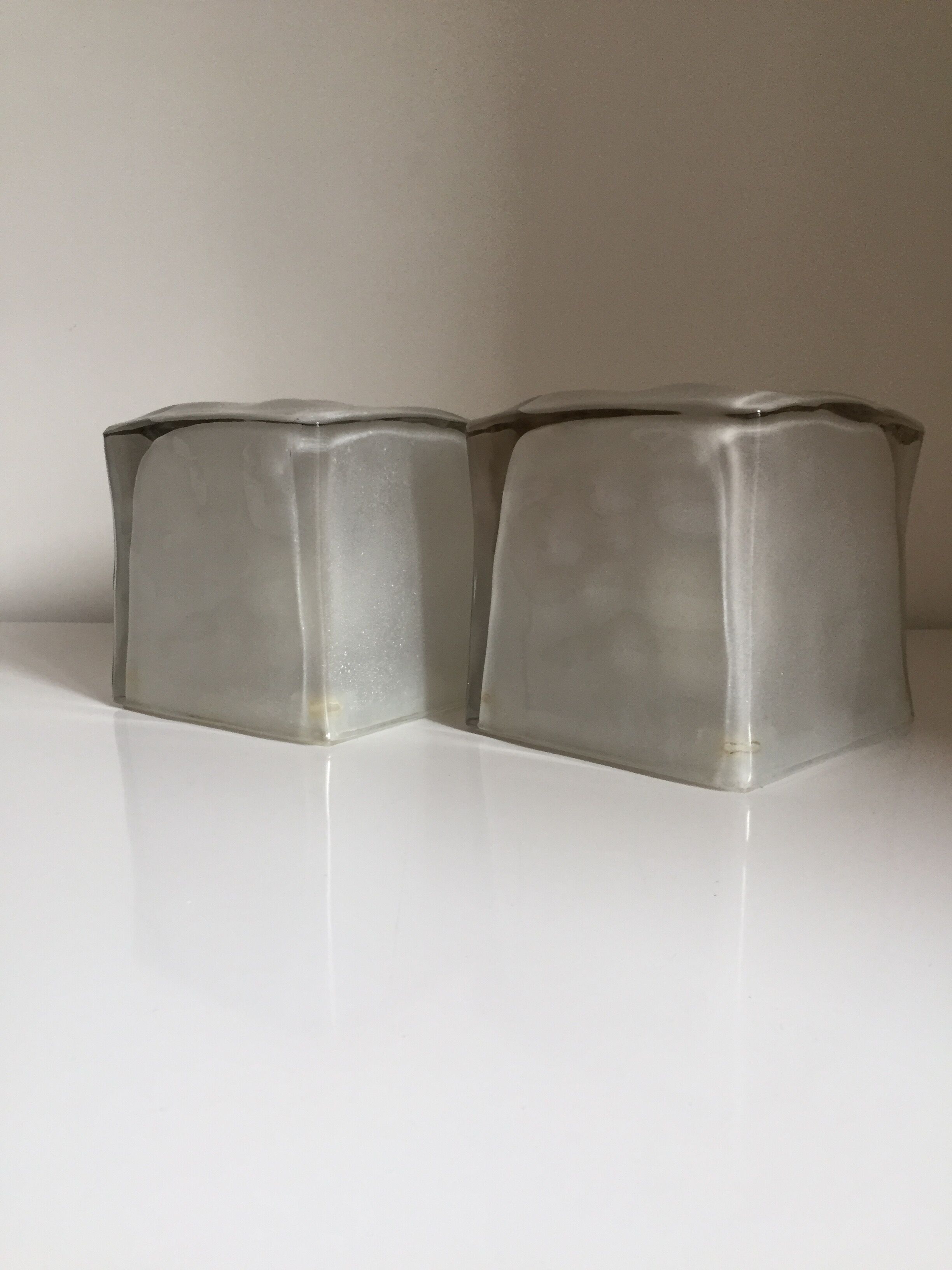 Ice cube lamp iviken, vintage design ikea, year 1990