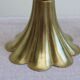 Pair of golden candle holders