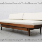 Teak daybed 1960s minimalist design with drawers