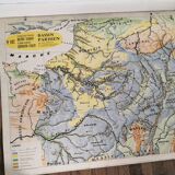 Old school map Paris Basin Paris Colin Varon