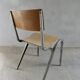 Wooden and metal chair by James Leonard, 1950s