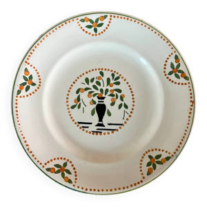 Assiettes plates longwy