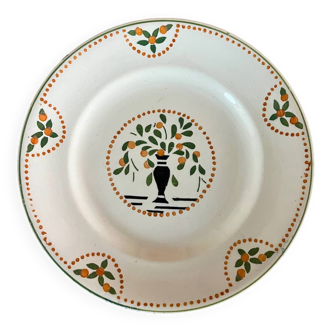 Assiettes plates Longwy Brest