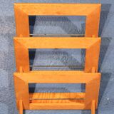 1980s wall-mounted magazine rack