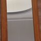 Large octagonal wall mirror in pine, 1970s – 103 × 40 cm