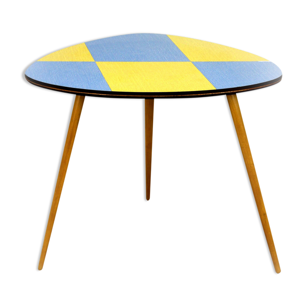 Table basse en formica de Drevopodnik Brno, années 1960