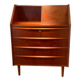 Secrétaire scandinave vintage en teck "Holger"