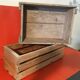 Lot de 2 caisse en bois ancienne