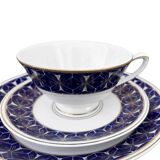 Trio, Lettin cobalt breakfast set, Germany 1970s.