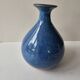 Blue ceramic ball vase (pictogram signature to be identified)