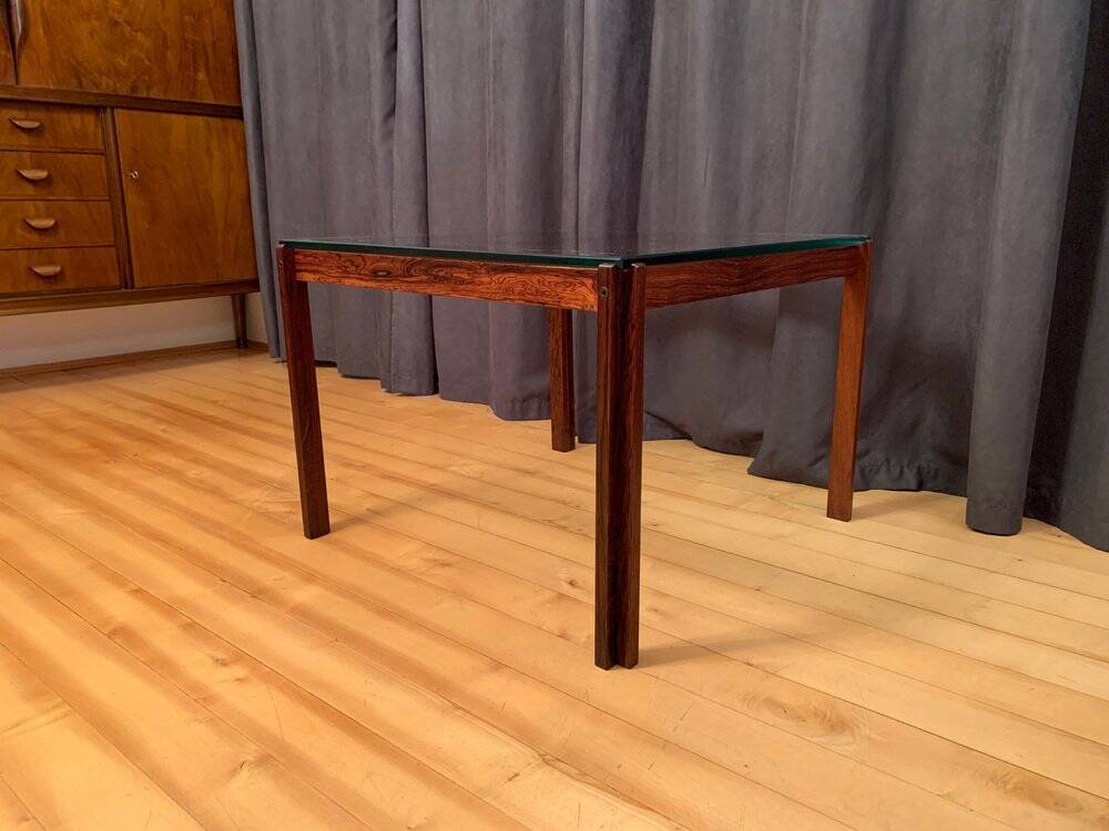 Coffee table rosewood, Denmark, 1970s