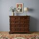Commode baroque ancienne en noyer et peuplier XVIIIe siècle