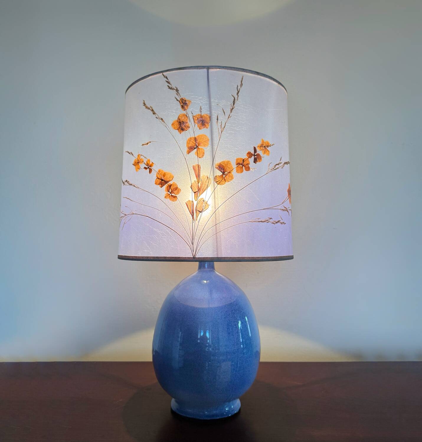 Ceramic lamp Les Cyclades Anduze 60s