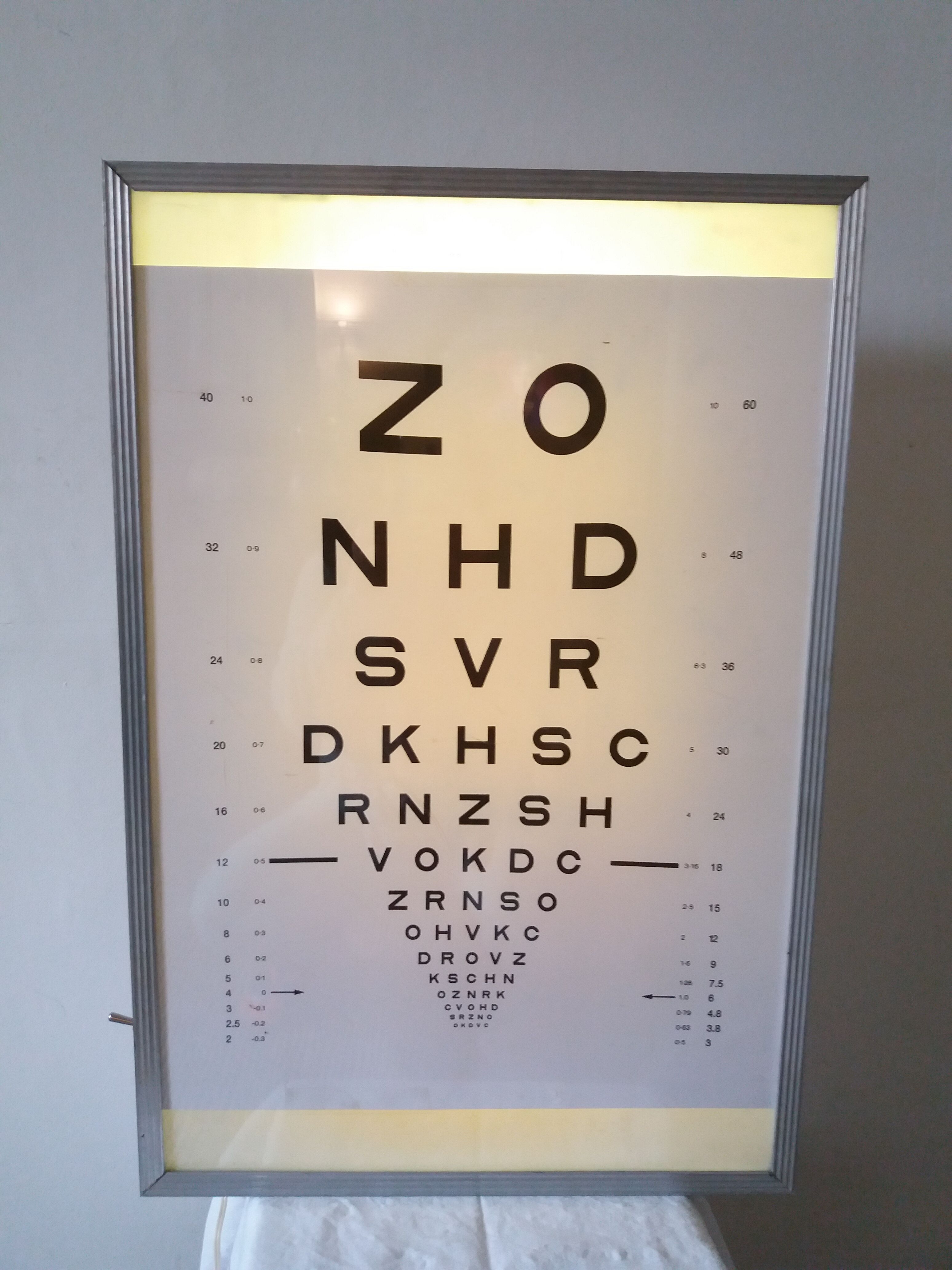 Sign light d a former haberdashery