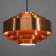 Copper Pendant by Jo Hammerborg for Fog & Morup, 1960s