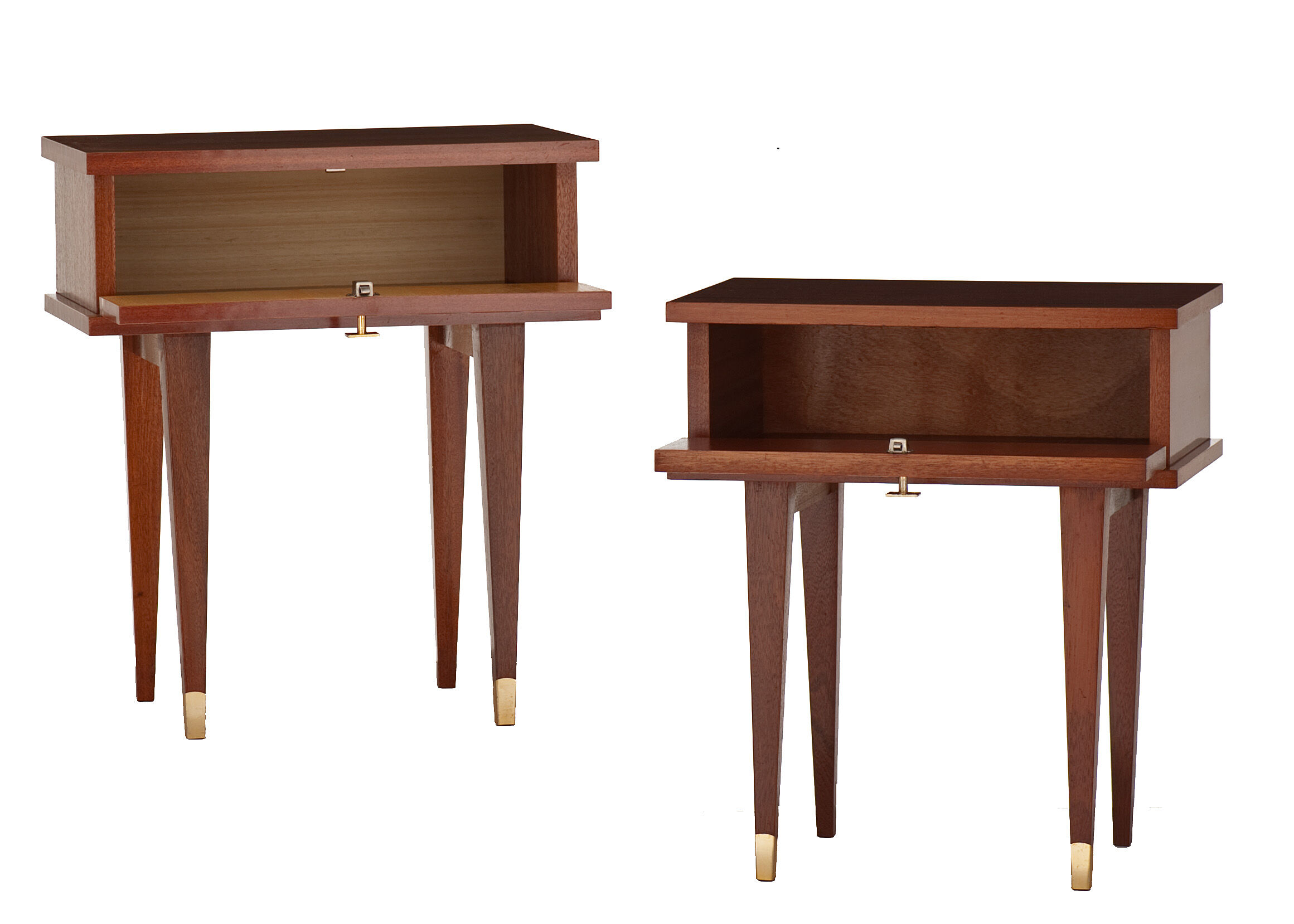 Pair of vintage bedside tables year 50/60