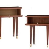 Pair of vintage bedside tables year 50/60