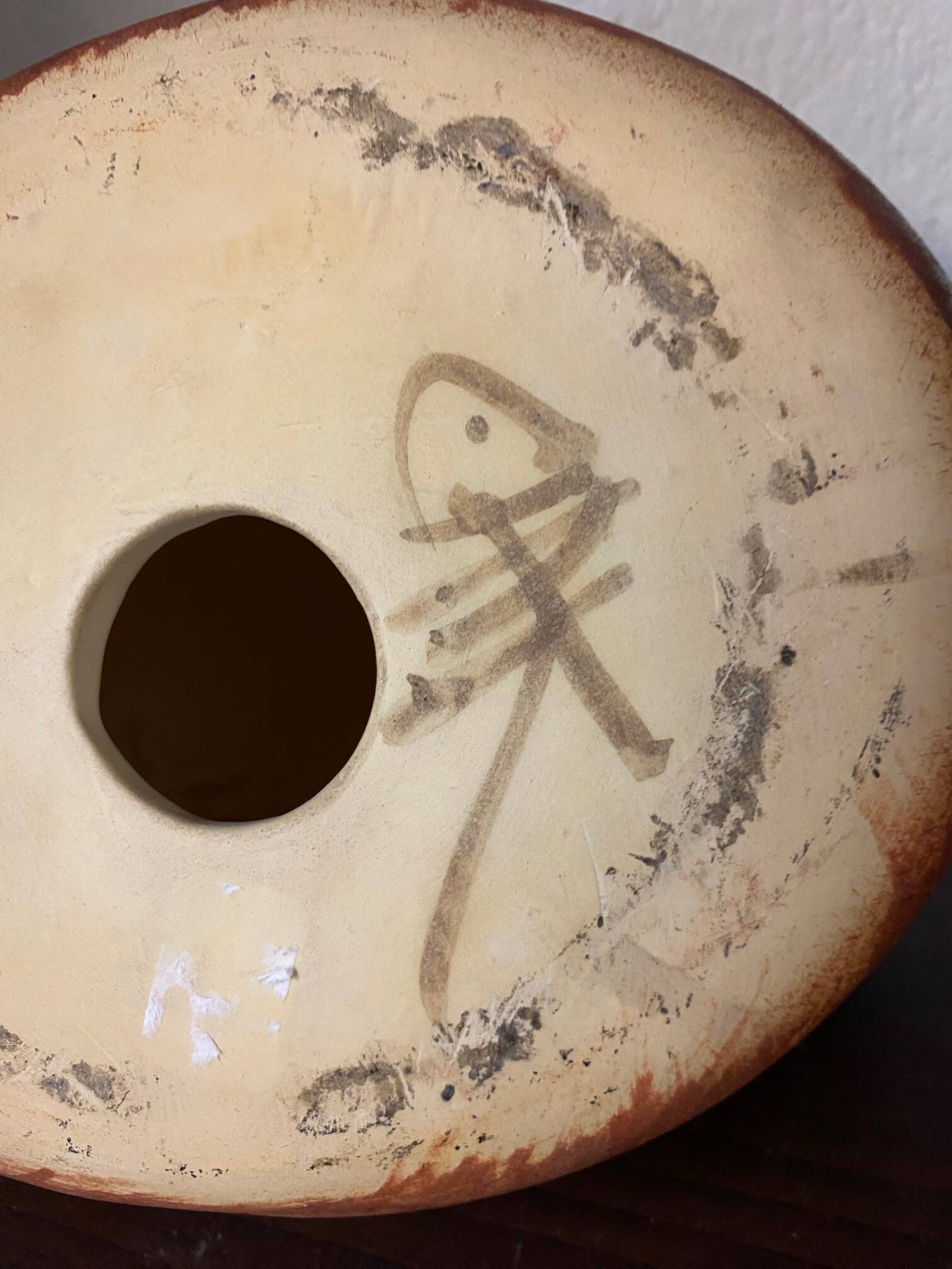 Ceramic duck sculpture signed jean marc bullot