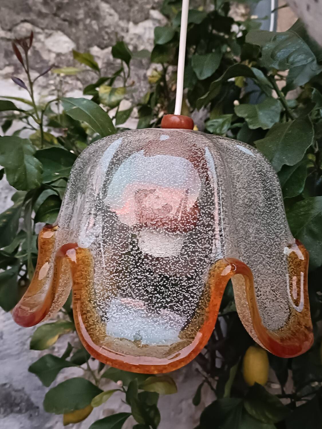 Suspension verre soufflé de Murano, 50'