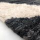 Moroccan berber carpet m'rirt ecru and black 3,43x2,39m