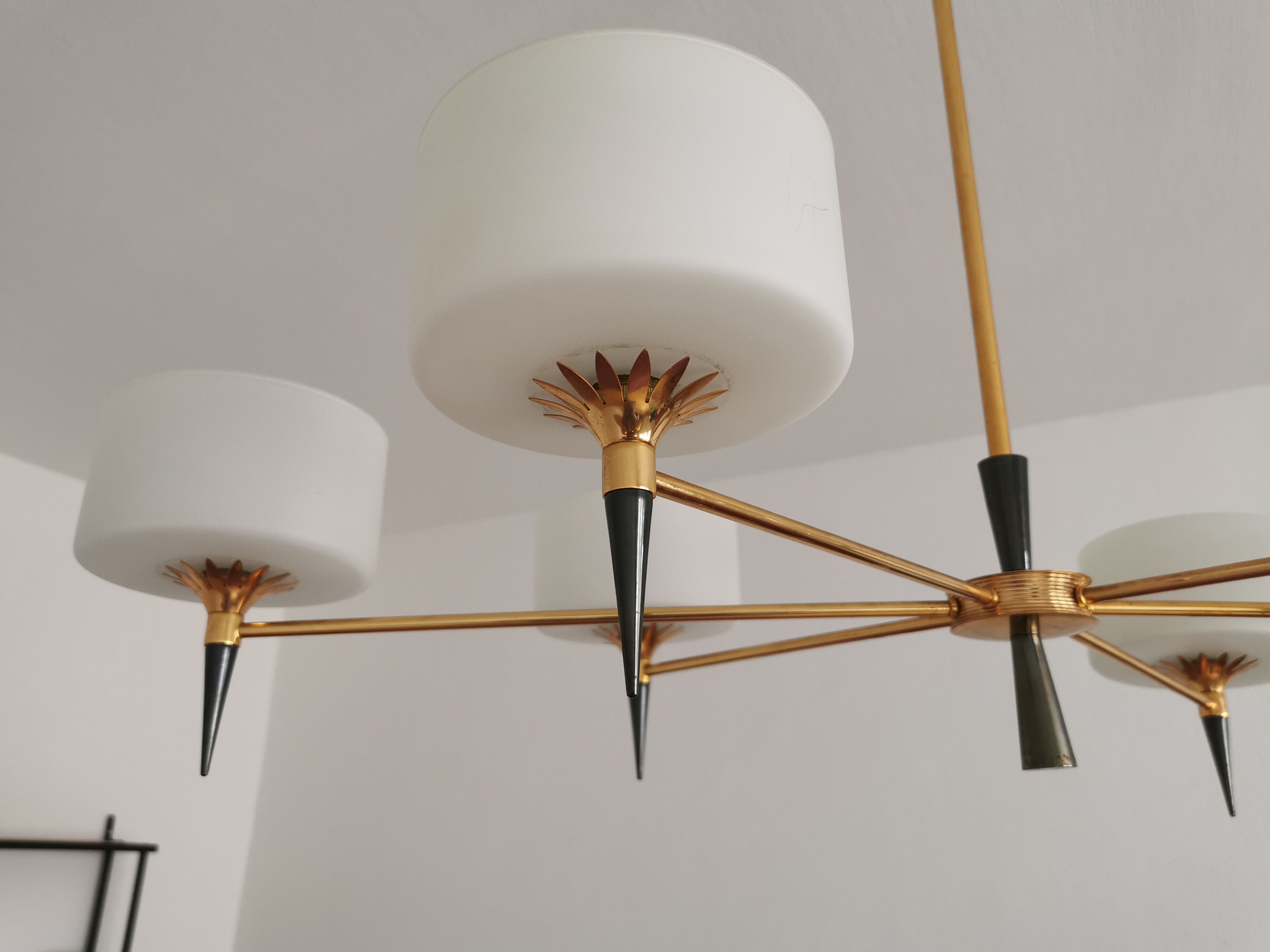 Chandelier 1950 modernist design arlus lunel