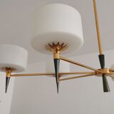 Chandelier 1950 modernist design arlus lunel