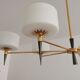 Chandelier 1950 modernist design arlus lunel