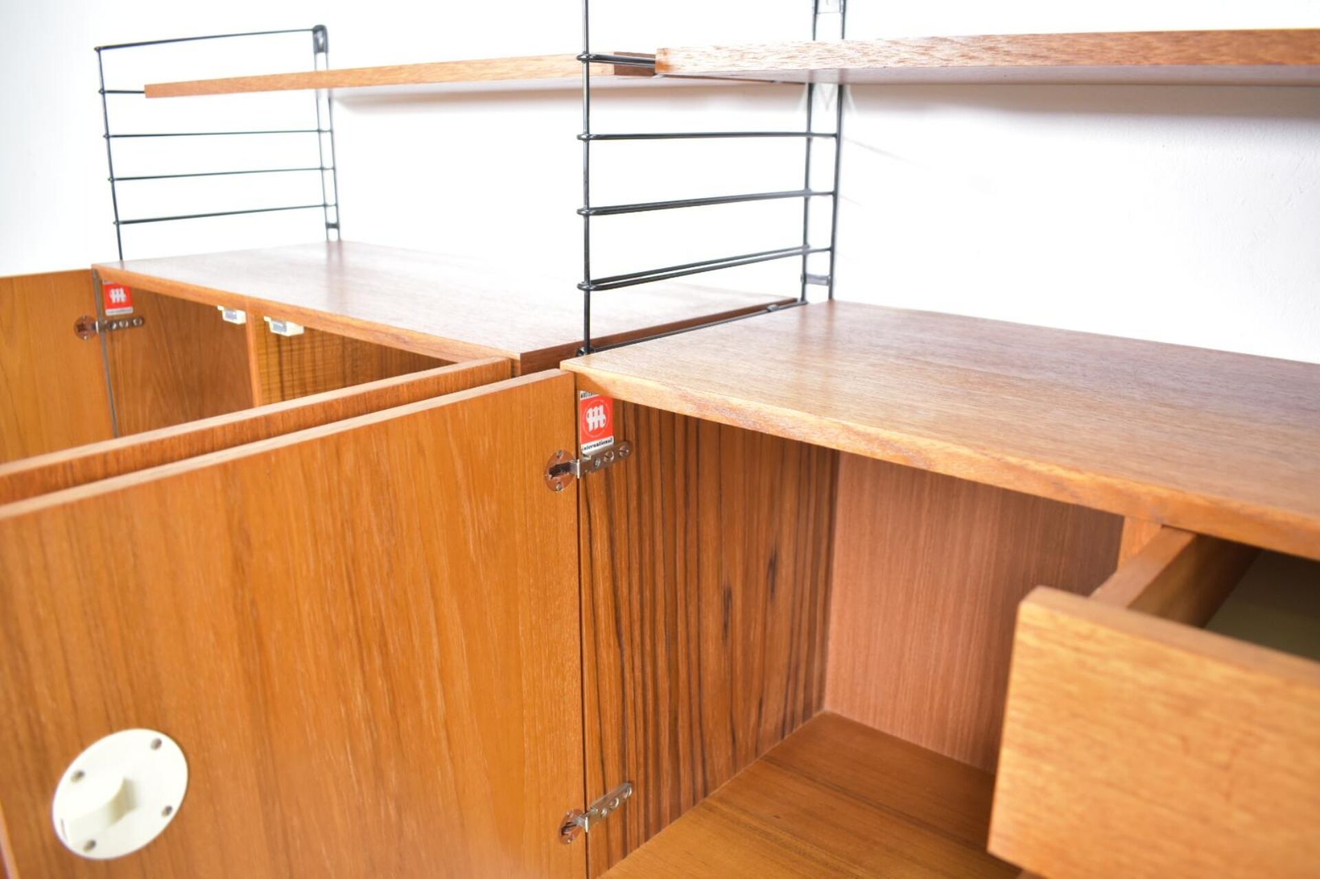 Musterring Tomado Shelving System Teak 1960s  Wall unit Vintage 
