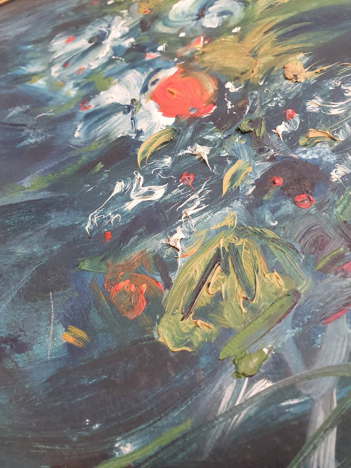 Ancient flower painting