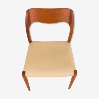 Niels O. Moller teak chair model 71, Denmark, 50s