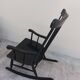 Rocking chair fauteuil à bascule 1950 vintage