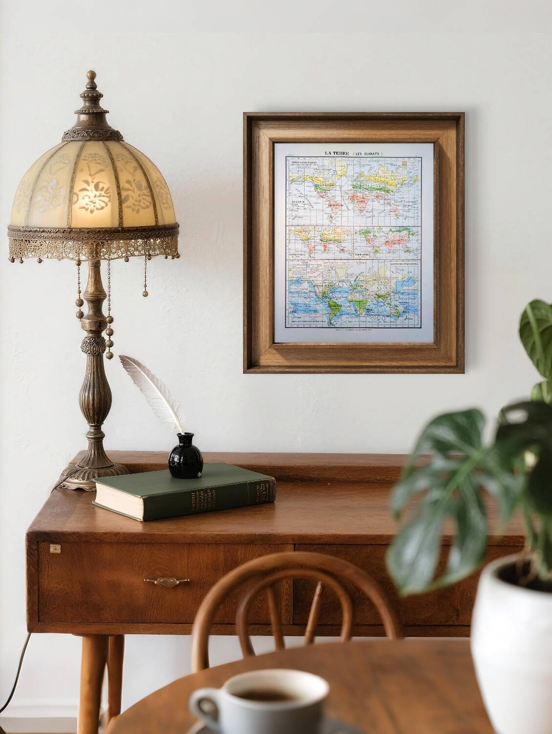 Printed in 1900, The Earth and its Climates.