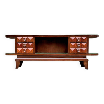 Art Deco mahogany sideboard, television unit.