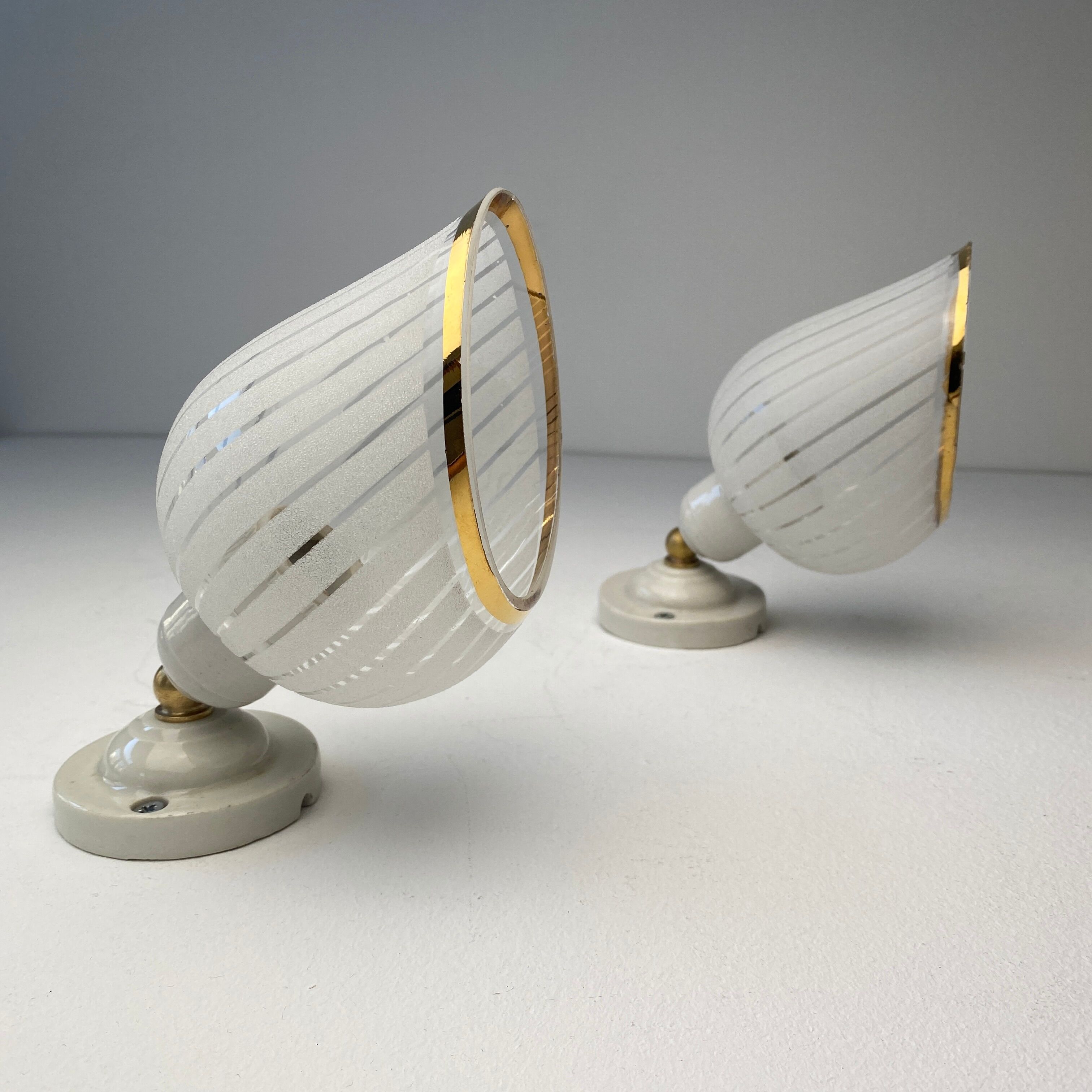 Pair of old vintage sconces