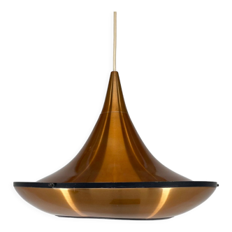 Mid-century metal pendant light, germany