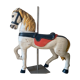 Cheval de manège en bois "art forain"