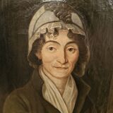 Portrait of a woman Period 18th century oil on canvas