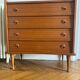 Commode 4 tiroirs années 60