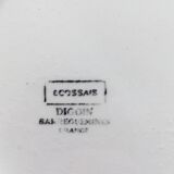 Ensemble de 5 assiettes de Sarrguemines collection Ecossais