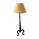 Brutal wrought iron lamp of the 1950s