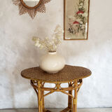 High rattan table