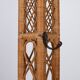 Large Italian wicker floor lamp, 1960s