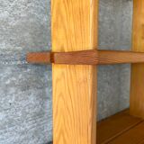 Modernist pine shelf bookcase Regain