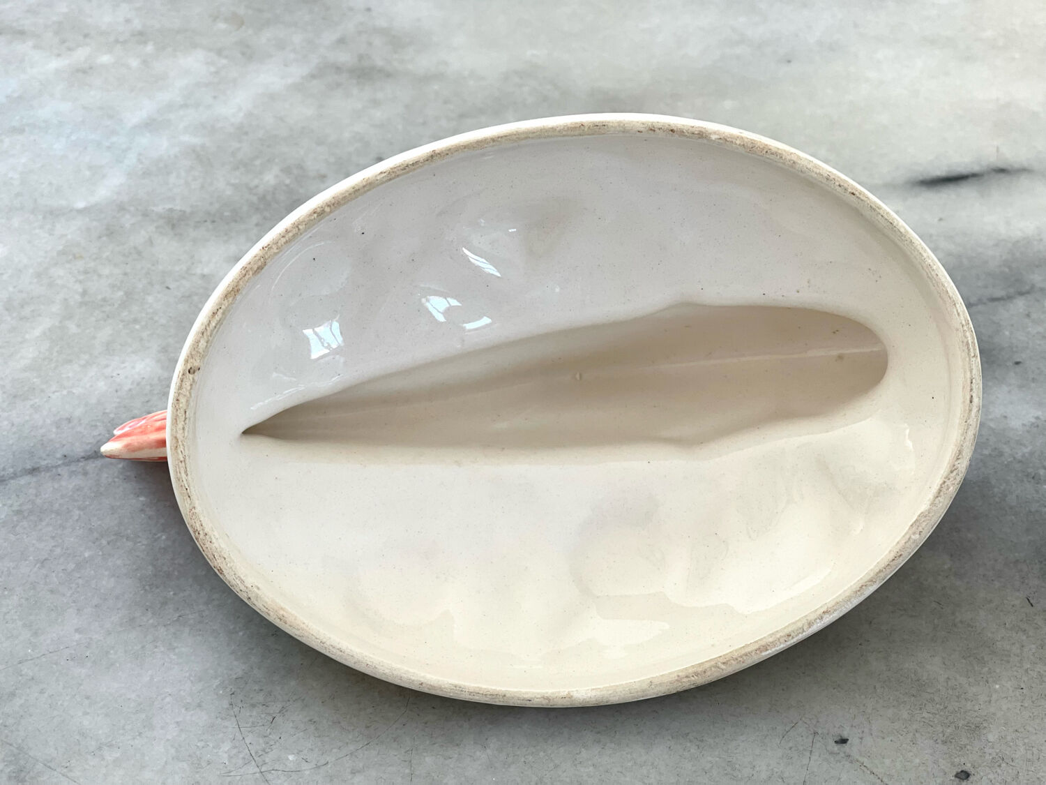 Terrine dish in slip