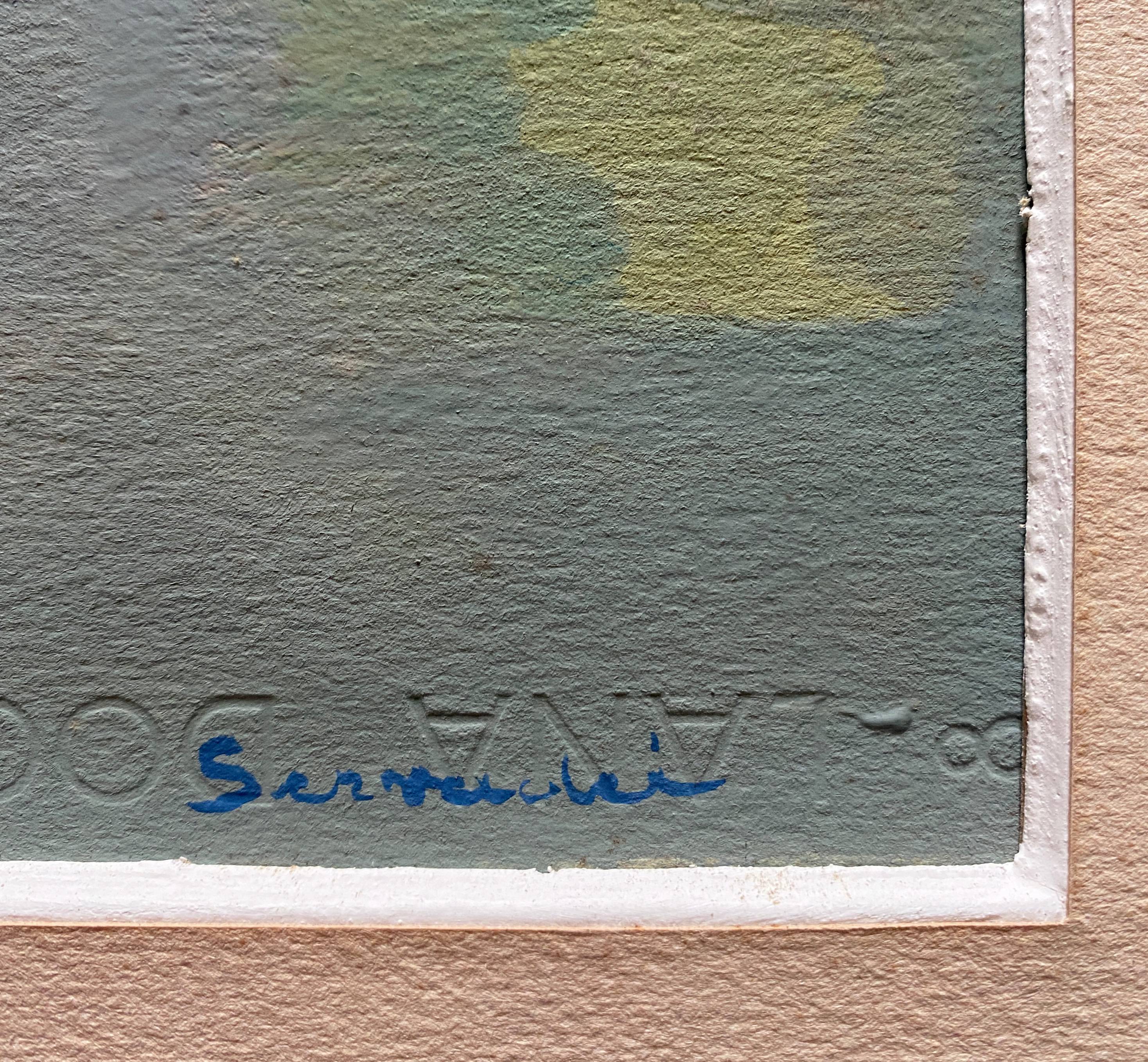 Painting made in gouache on docelles paper signed (to be deciphered) dating from the middle of the last century.