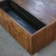 Table basse bar en palissandre 1970