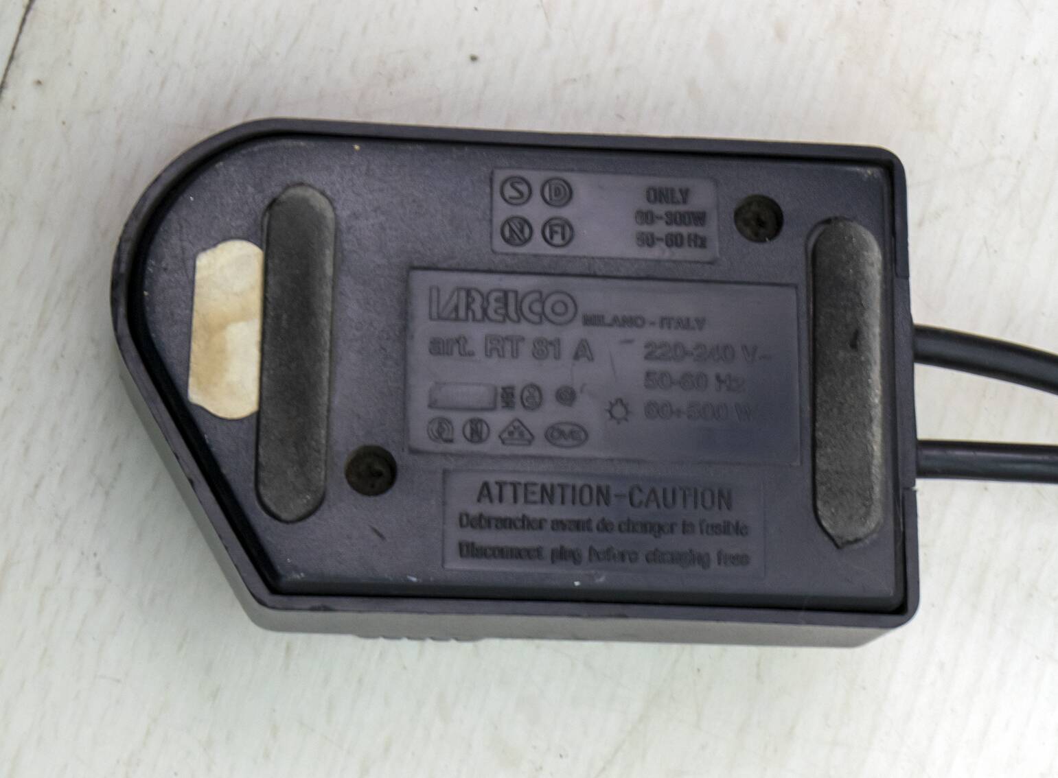 Relco Milano Modernist Italian Murano Glass and Brass Floor Lamp, 1980s