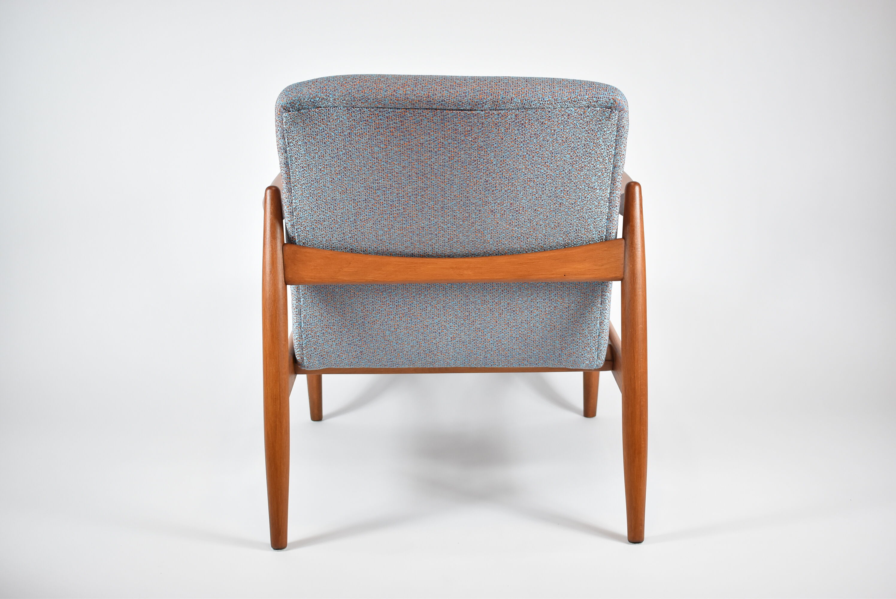 Fully restored vintage armchair, designer E.Homa, 60s, East Europe, multicolour, water resistant